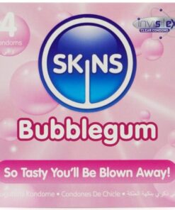 SKINS - BUBBLEGUM PREMIUM CONDOMS PACK 4