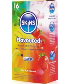 Alternative view of SKINS - MULTI FLAVORS PREMIUM CONDOMS PACK 16