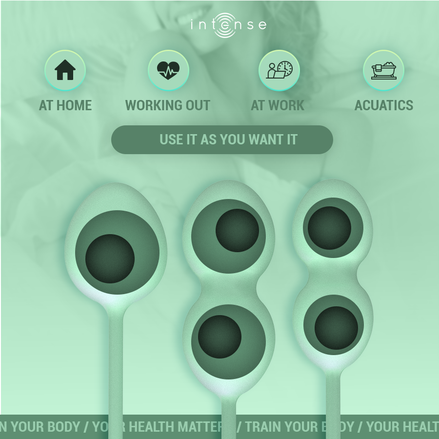 INTENSE - CHARLI KEGEL BALL KIT LIGHT JADE GREEN - Image 3