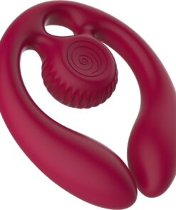 Alternative view of SNAIL VIBE - GIZI DUO COUPLES STIMULATOR REMOTE CONTROL BURGUNDY