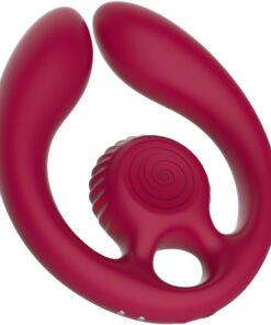 SNAIL VIBE - GIZI DUO COUPLES STIMULATOR REMOTE CONTROL BURGUNDY