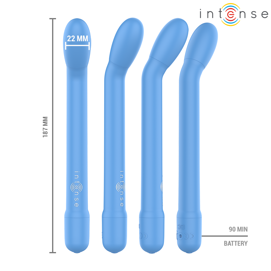 INTENSE - KARLIE RECHARGEABLE G-SPOT STIMULATOR BLUE - Image 3