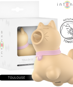 INTENSE - TOULOUSE STIMULATOR WITH 360 ROTATING TONGUE YELLOW