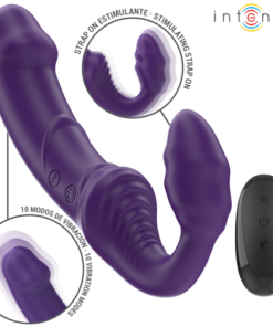Alternative view of INTENSE - JILL DOUBLE VIBRATOR 20 CM PURPLE REMOTE CONTROL