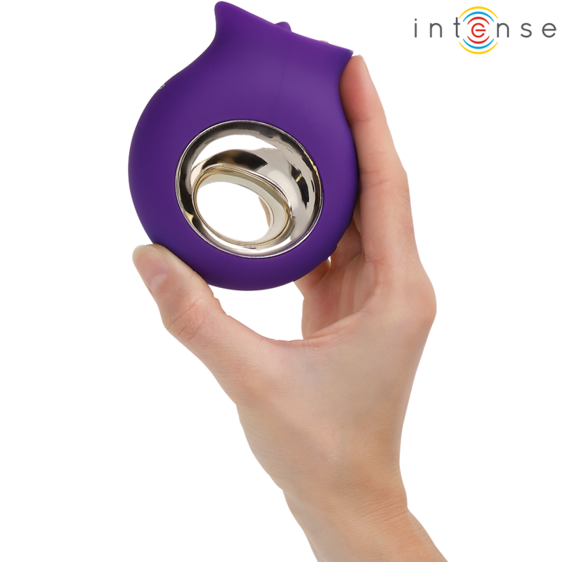 INTENSE - TULI CLITORIS STIMULATOR 9 VIBRATIONS 9 OSCILLATIONS PURPLE - Image 3