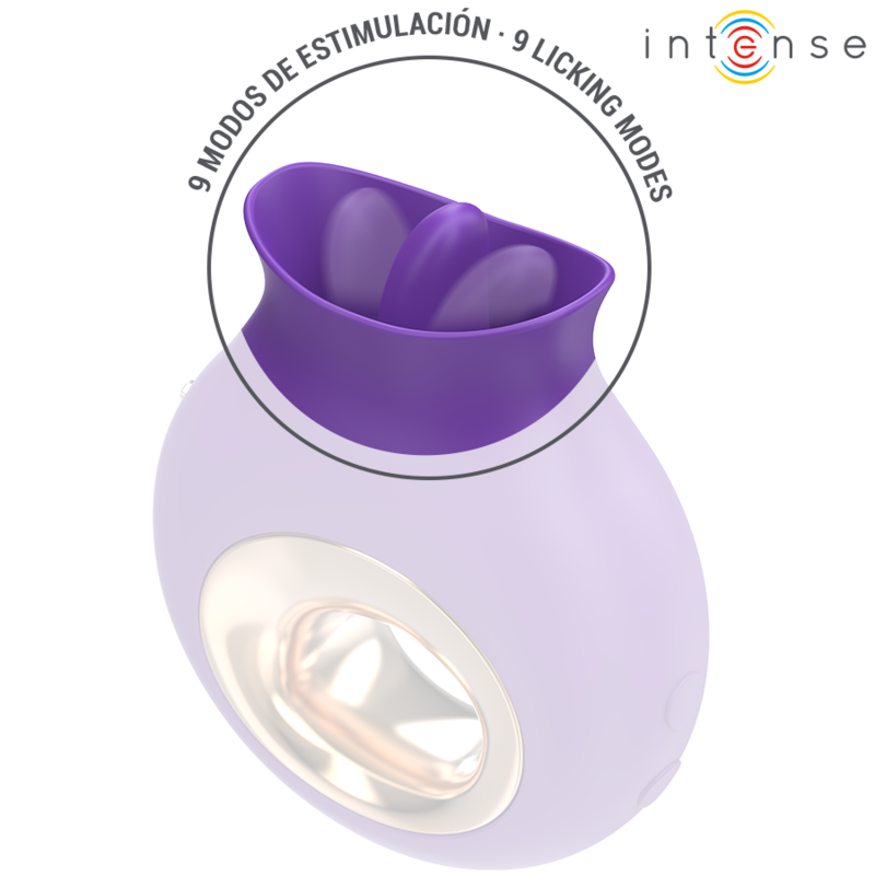 INTENSE - TULI CLITORIS STIMULATOR 9 VIBRATIONS 9 OSCILLATIONS PURPLE - Image 5