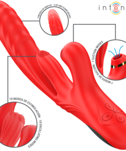 Alternative view of INTENSE - KAROL MULTIFUNCTION VIBRATOR THRUST  STIMULATION  STIMULATING WAVES RED