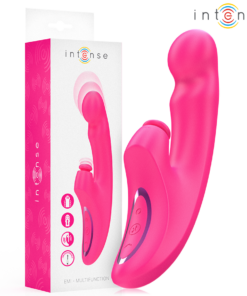 INTENSE - EMI VIBRATOR 13.5 CM MULTIFUNCTION 3 IN 1 10 VIBRATIONS PINK