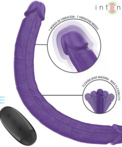 Alternative view of INTENSE - GUNTER DILDO DOUBLE VIBRATOR 40 CM PURPLE REMOTE CONTROL