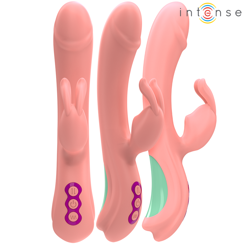 INTENSE - RACHEL RABBIT VIBRATOR 5 VIBRATIONS PINK - Image 3