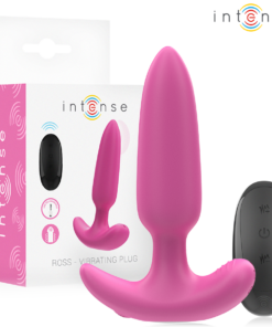 INTENSE - ROSS ANAL PLUG 10 VIBRATIONS PINK REMOTE CONTROL