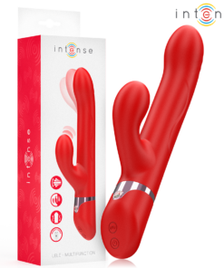 INTENSE - LELE MULTIFUNCTION VIBRATOR ROTATING  OSCILLATION  STIMULATION RED