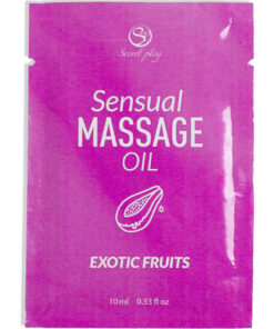 SECRETPLAY - SINGLE-DOSE EXOTIC FRUITS MASSAGE OIL 10 ML
