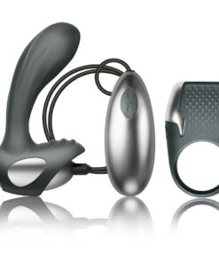 CLIMAXIMUM - EXCITE KIT COCK RING + WIRE PROSTATE MASSAGER