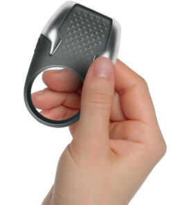 Alternative view of CLIMAXIMUM - TYRO VIBRATING COCK RING WITH LED LIGHTS