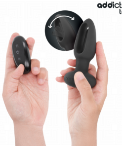 Alternative view of ADDICTED TOYS - ANAL PLUG WITH VIBRATING TONGUE AND REMOTE CONTROL
