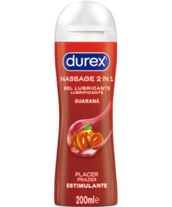 DUREX - GUARANA STIMULATING MASSAGE LUBRICANT GEL 200 ML