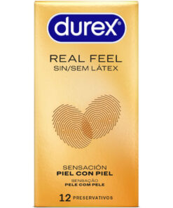DUREX - REAL FEEL CONDOMS WITHOUT LATEX 12 UNITS
