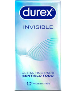 DUREX - ULTRA THIN INVISIBLE CONDOMS 12 UNITS