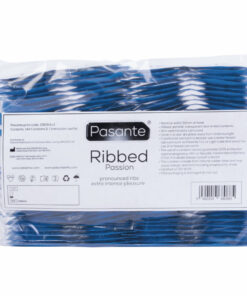 PASANTE - RIBBED PASSION CONDOMS BAG 144 UNITS