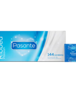 Alternative view of PASANTE - RIBBED PASSION CONDOMS BOX 144 UNITS