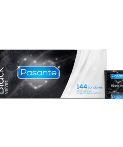 Alternative view of PASANTE - BLACK VELVET CONDOMS BOX 144 UNITS