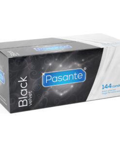 PASANTE - BLACK VELVET CONDOMS BOX 144 UNITS