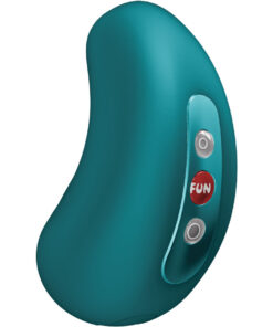FUN FACTORY - CHERIE DOUBLE AIR PULSE VIBRATOR BOTTLE GREEN