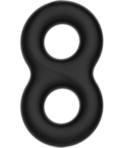 Alternative view of CRAZY BULL - DOUBLE INFINITY SILICONE RING