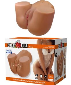 Alternative view of CRAZY BULL - WENDY REALISTIC FEMALE BUTT VIBRATOR AND SUCKER WITH SOUND 11 KG