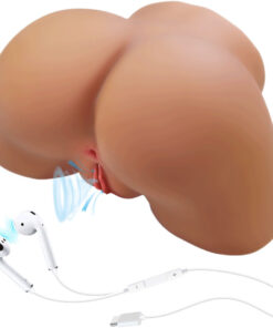 CRAZY BULL - ILANA REALISTIC FEMALE BUTT VIBRATOR AND SUCKER WITH SOUND 6.8 KG