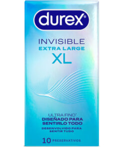 DUREX - INVISIBLE CONDOMS XL 10 UNITS