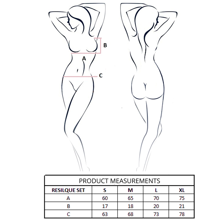 PASSION - RESILQUE BRA + THONG SET WHITE L/XL - Image 4