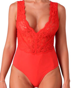 Alternative view of PASSION - EVALIE BODY RED L/XL
