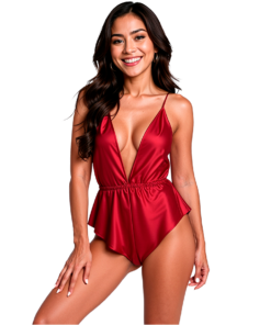 PASSION - SENSIE BODY BURGUNDY L/XL