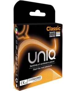 UNIQ - CLASSIC LATEX FREE CONDOMS 3 UNITS