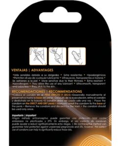 Alternative view of UNIQ - CLASSIC LATEX FREE CONDOMS 3 UNITS