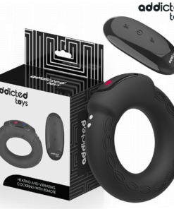 ADDICTED TOYS - HEATING EFFECT VIBRATING COCK RING REMOTE CONTROL