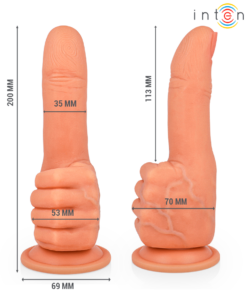 Alternative view of INTENSE - BENDER G-SPOT STIMULATOR FLEXIBLE HAND 11.3 CM