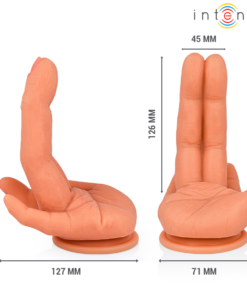 Alternative view of INTENSE - LEELA G-SPOT STIMULATOR FLEXIBLE HAND 12.6 CM