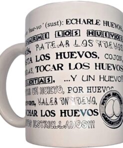 DIABLO PICANTE - WHITE MUG WITH BALLS SYNONYMS 370 ML