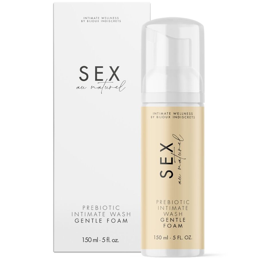 BIJOUX INDISCRETS - SEX AU NATUREL PREBIOTIC INTIMATE GEL WITH FOAM 150 ML