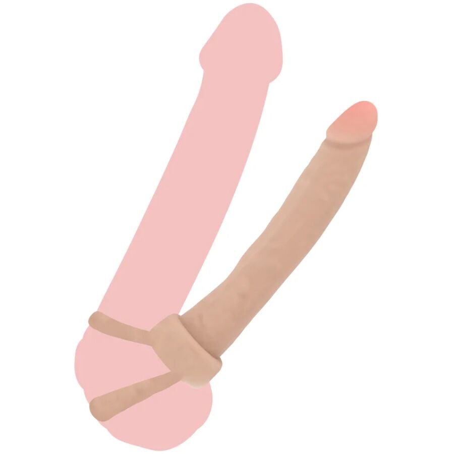 GET REAL - DOUBLE TROUBLE SILICONE ANAL PENETRATOR 16 CM - Image 2