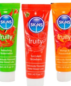 Alternative view of SKINS - FRUITY LUBES KIT WATERMELON, STRAWBERRY  MANGO LUBRICANTS 3 x 12 ML