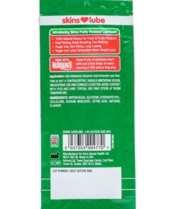 Alternative view of SKINS - FRUITY WATER-BASED LUBRICANT WATERMELON SINGLE-DOSE 5 ML