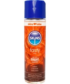 SKINS - TASTY WATER-BASED LUBRICANT SALTED CARAMEL 130 ML
