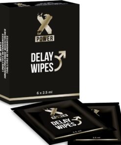 X POWER - DELAY WIPES 6 UNITS