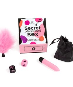 Alternative view of SECRET PLAY - PLEASURES BOX FOR COUPLES: DICE + VIBRATING BULLET + FEATHER PEN