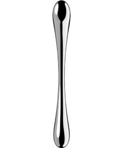 Alternative view of SATISFYER - COSMIC CREST 1 STAINLESS STEEL DOUBLE-ENDED DILDO
