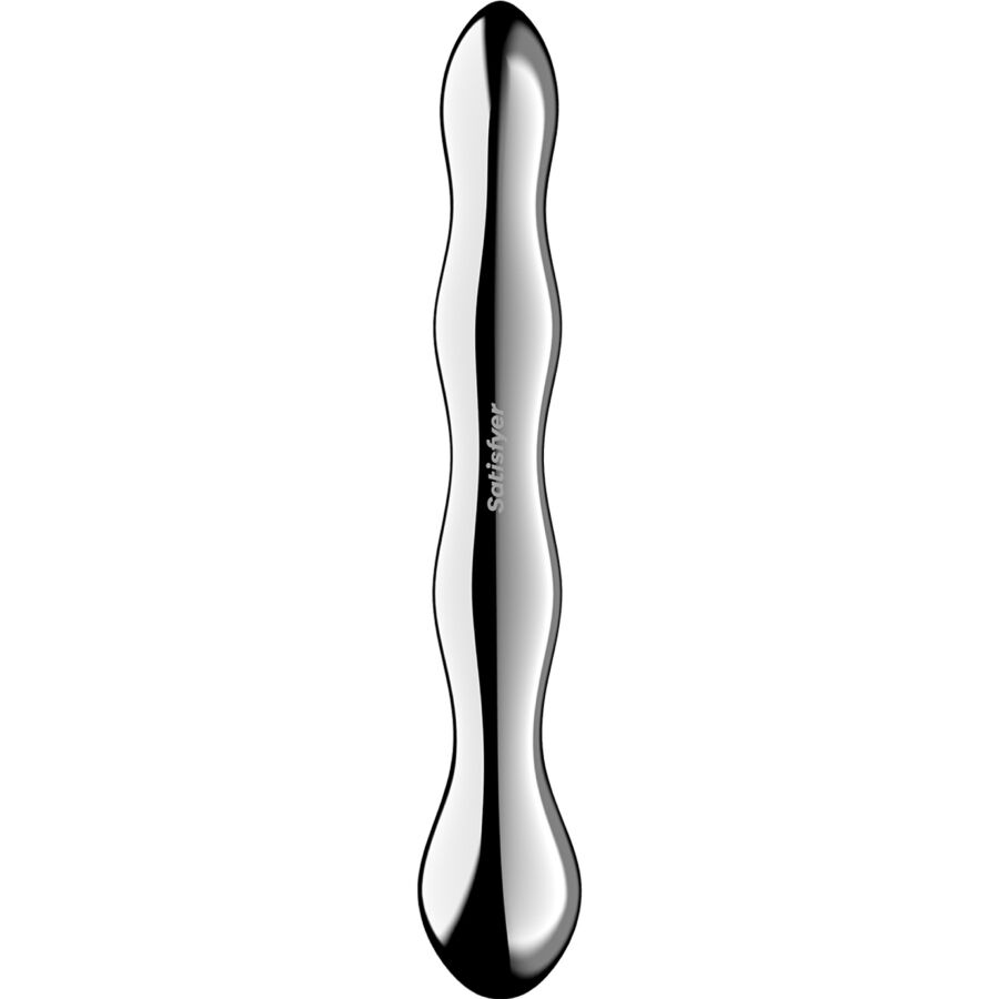 SATISFYER - COSMIC CREST 2 STAINLESS STEEL DOUBLE-ENDED DILDO - Image 4
